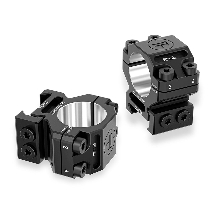 6061 Series Aluminum Scope Rings - 35mm Scope Rings - Picatinny Rail