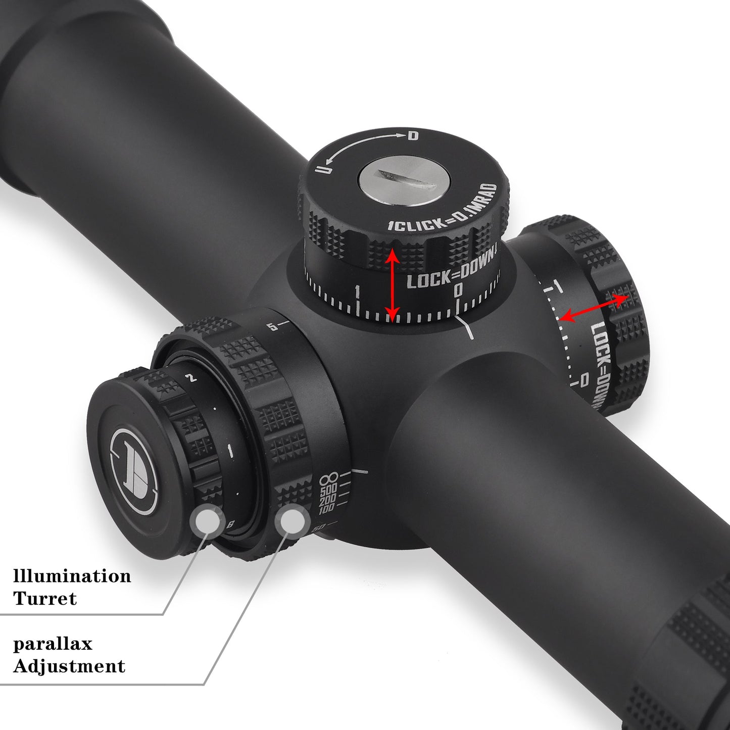 ED-AR 1-8X24SFIR FFP LPVO