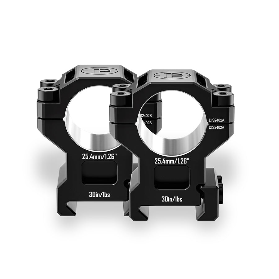 6061 Series Aluminum Scope Rings - 35mm Scope Rings - Picatinny Rail