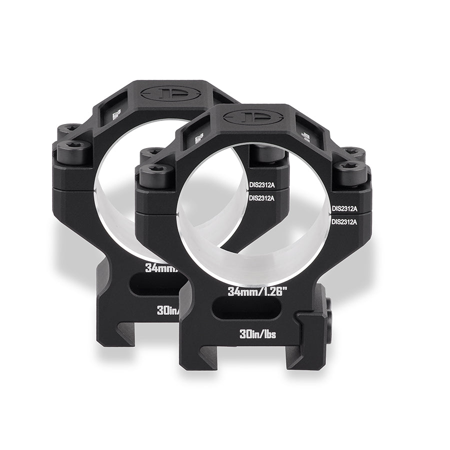 6061 Series Aluminum Scope Rings - 35mm Scope Rings - Picatinny Rail