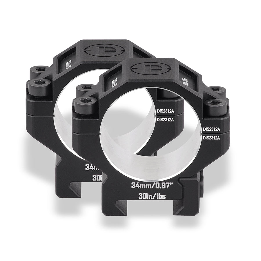 6061 Series Aluminum Scope Rings - 35mm Scope Rings - Picatinny Rail