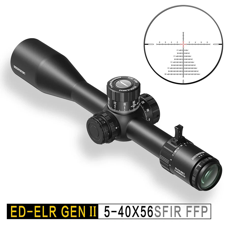 DISCOVERYOPT ED-ELR GEN II 5-40X56SFIR FFP-MRAD/MOA-Z Diameter:35MM