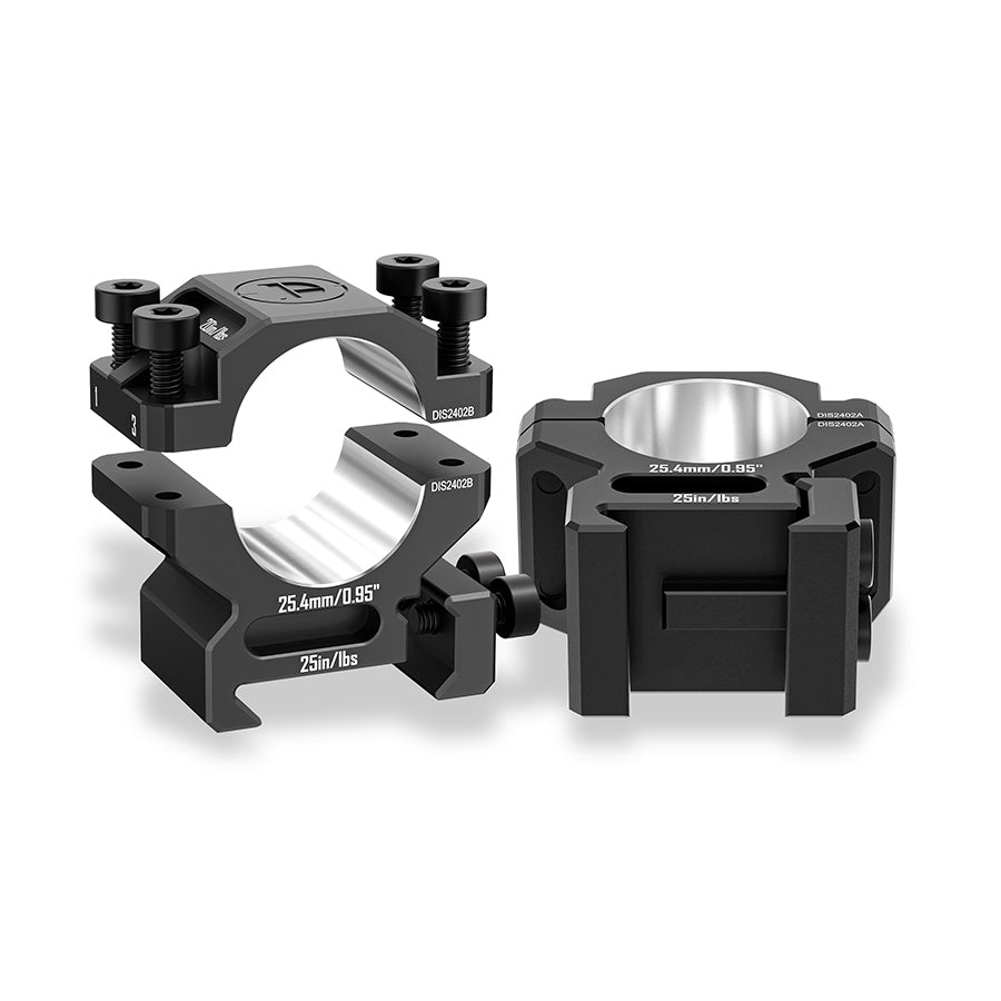 6061 Series Aluminum Scope Rings - Medium Profile 25.4mm/30mm/34mm/35mm Scope Mount for Picatinny Rail