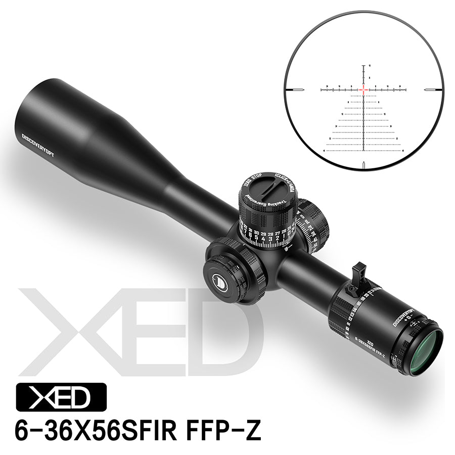 2025 NEW! XED 6-36X56SFIR FFP-MRAD/MOA-ZERO STOP Tube:35MM