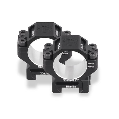 7075 Series Aluminum Scope Rings - Medium Profile 34mm Scope Mount for Picatinny Rail - DiscoveryOpt Rifle Scopes-UK - 