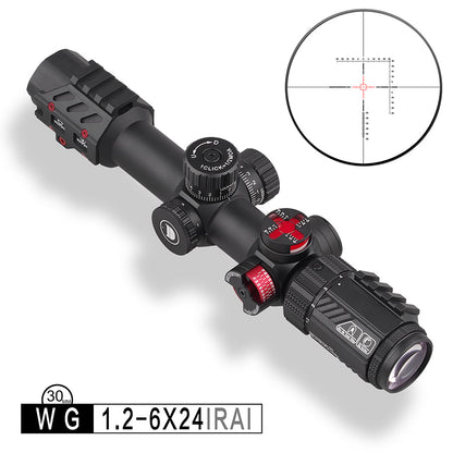 WG 1.2-6X24IRAI(30mm) Optics Scopes - DiscoveryOpt Rifle Scopes-UK - Optics Scope