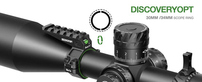 2025 NEW! 6061 Series Aluminum Scope Rings -  Bubble Level & Picatinny Rail | 30/34MM-Fits 0.85-inch Bases